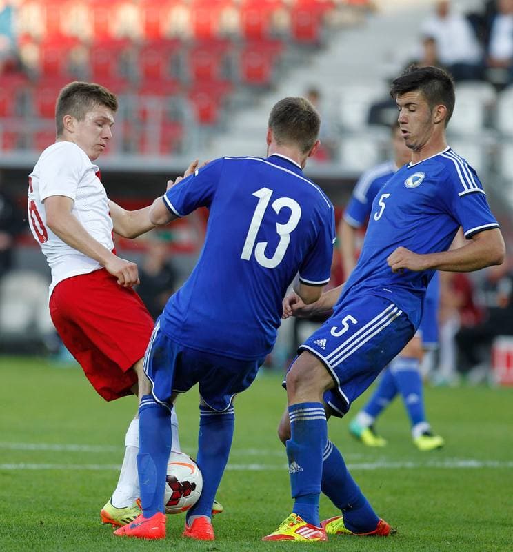 Football. International Friendly. Poland U-21 - Bosnia and Herzegovina U-21. 04.06.2014