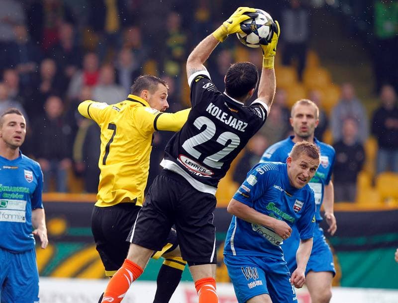 Football. I Liga. GKS Katowice - Kolejarz Stroze. 26.04.2014