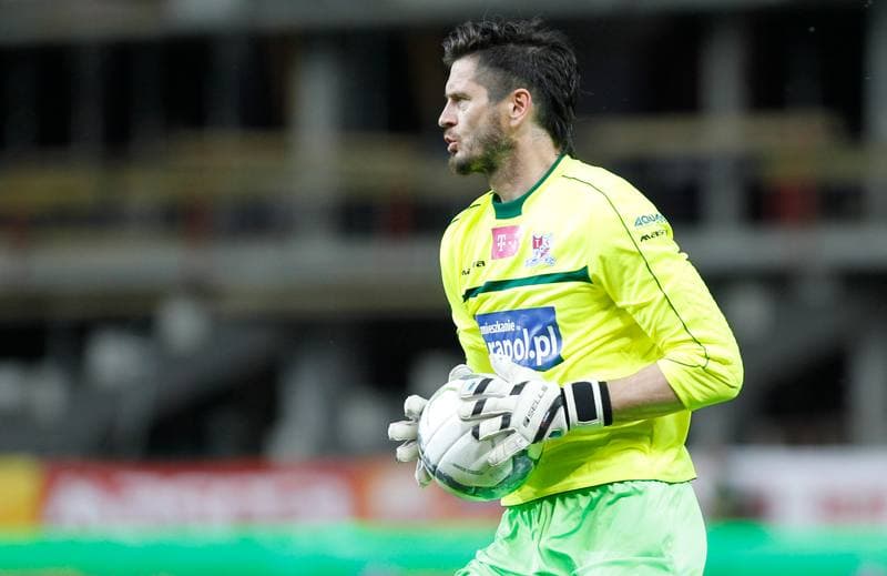 Football. T-Mobile Ekstraklasa. Podbeskidzie Bielsko Biala - Widzew Lodz. 22.05.2014