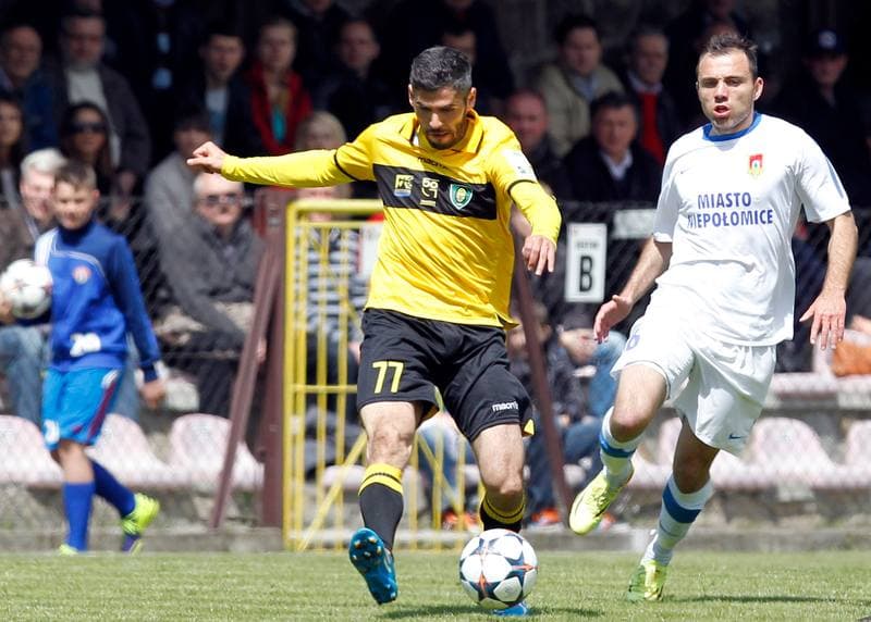 Football. I Liga. Puszcza Niepolomice - GKS Katowice. 04.05.2014
