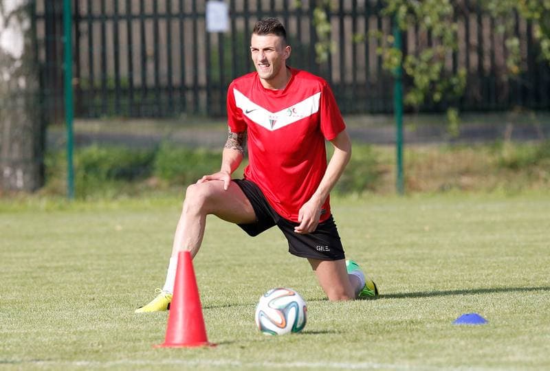 Football. GKS Tychy. Training. 23.06.2014