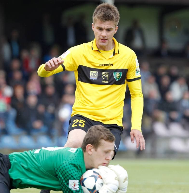Football. I Liga. Puszcza Niepolomice - GKS Katowice. 04.05.2014