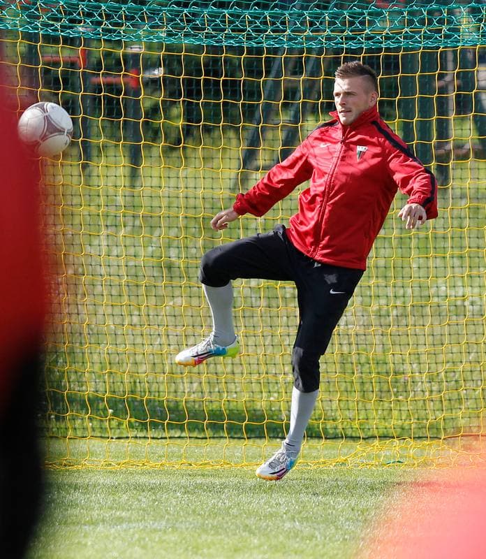 Football. GKS Tychy. Training. 23.06.2014