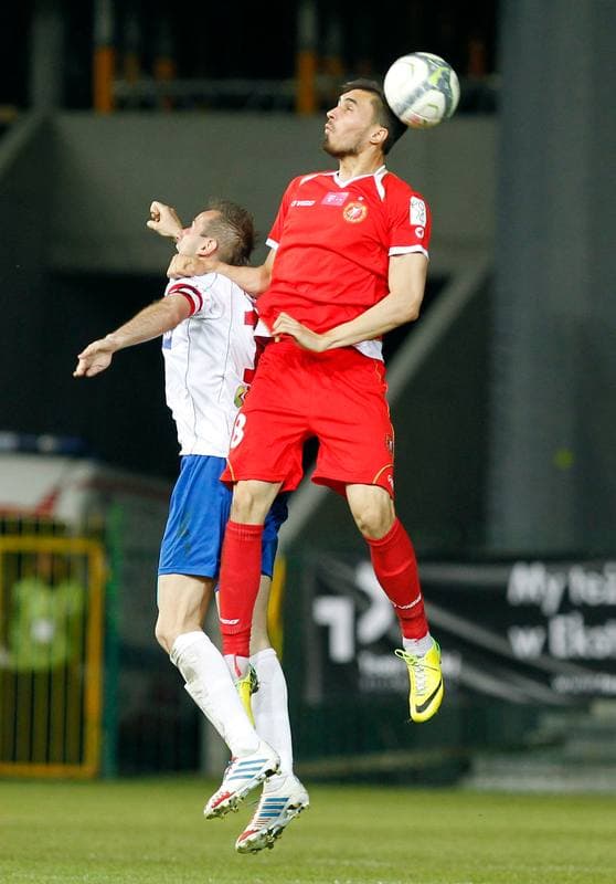Football. T-Mobile Ekstraklasa. Podbeskidzie Bielsko Biala - Widzew Lodz. 22.05.2014