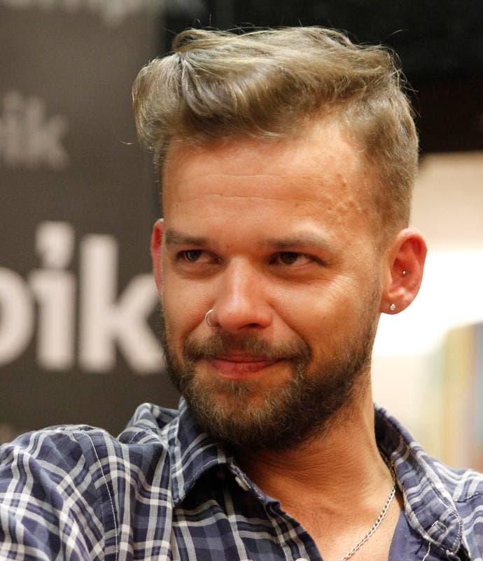 Football. Michal Pirog. Meeting with Author. 11.05.2014