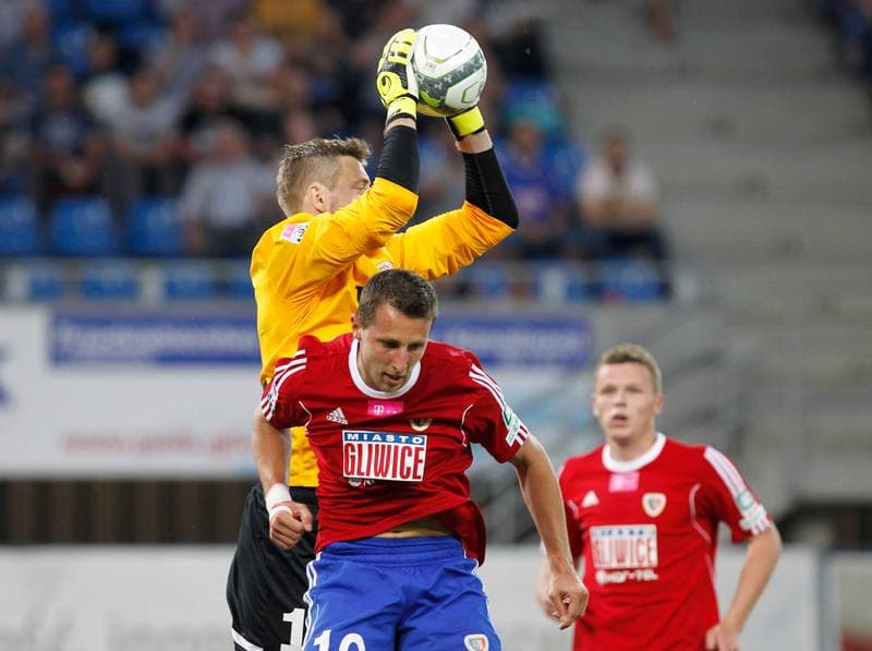 Football. T-Mobile Ekstraklasa. Piast Gliwice - Zaglebie Lubin. 23.05.2014