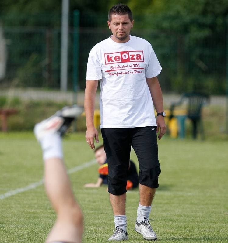 Football. GKS Tychy. Training. 23.06.2014
