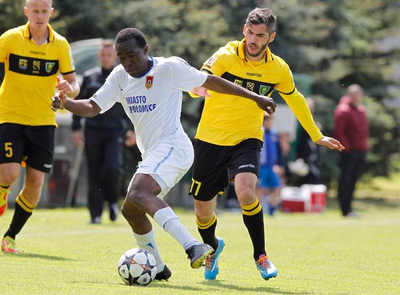 Football. I Liga. Puszcza Niepolomice - GKS Katowice. 04.05.2014