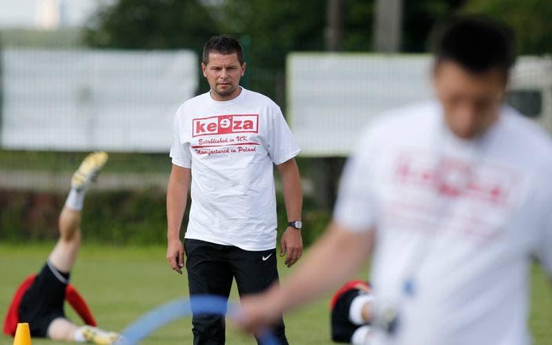 Football. GKS Tychy. Training. 23.06.2014