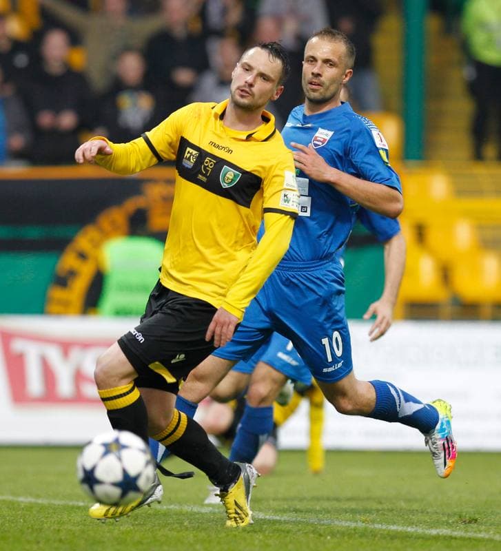 Football. I Liga. GKS Katowice - Kolejarz Stroze. 26.04.2014