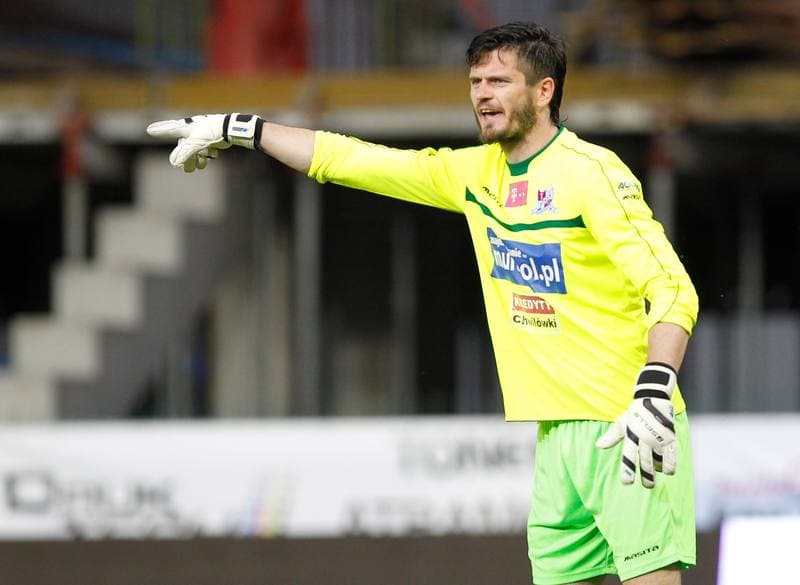 Football. T-Mobile Ekstraklasa. Podbeskidzie Bielsko Biala - Widzew Lodz. 22.05.2014