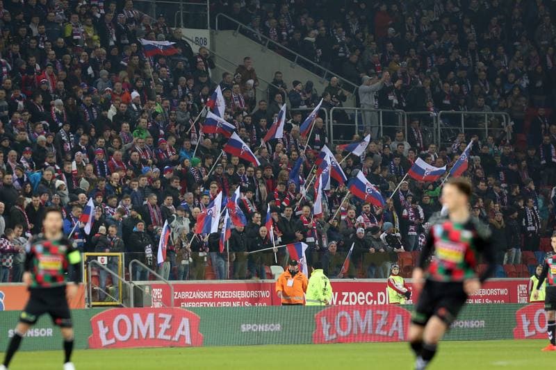 Football. Nice I Liga. Gornik Zabrze - GKS Tychy. 03.03.2017