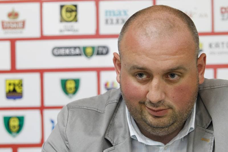 Football. GKS Katowice. Press Conference. 22.06.2015