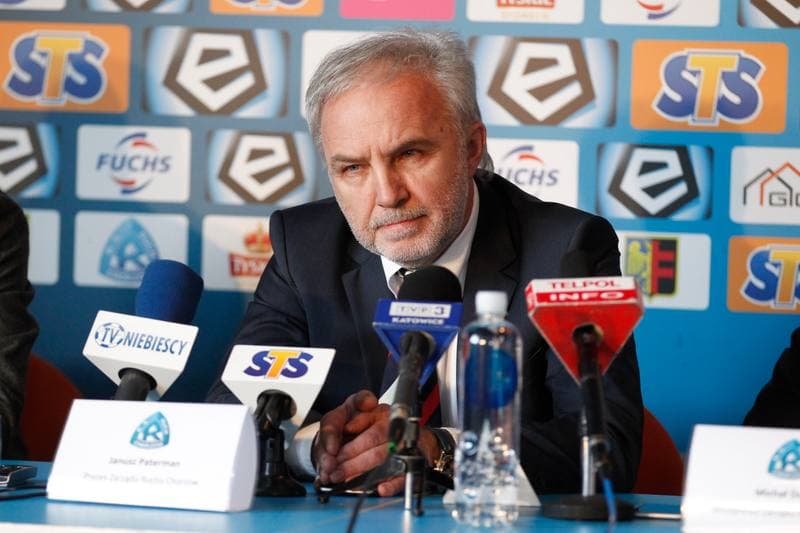 Football. Ruch Chorzow. Press Conference. 02.03.2017