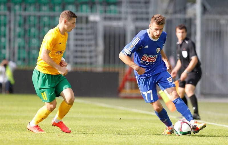 Football. MSK Zilina. Piast Gliwice. 19.06.2015