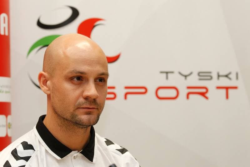 Football. GKS Tychy. Press Conference. 28.02.2017