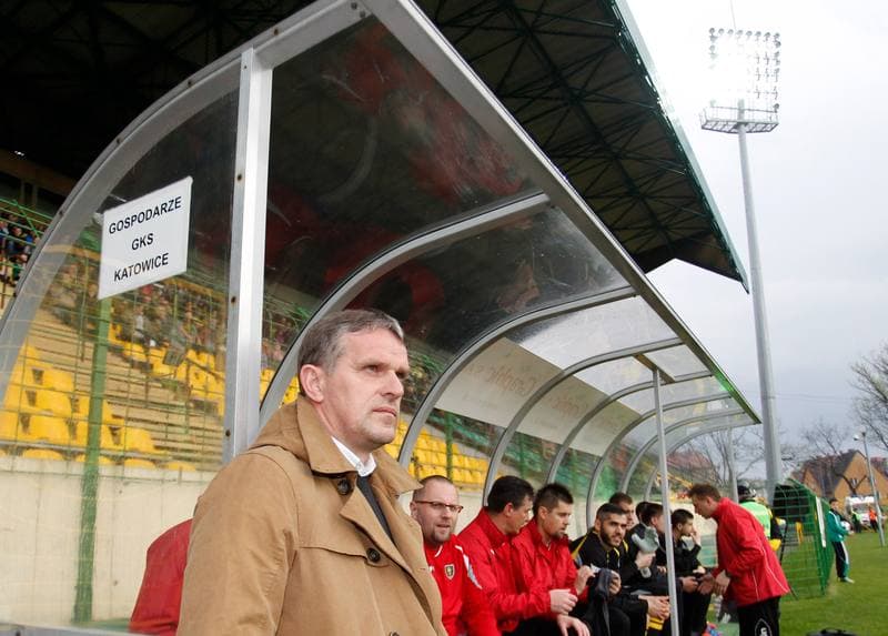 Football. I Liga. GKS Katowice - Kolejarz Stroze. 26.04.2014