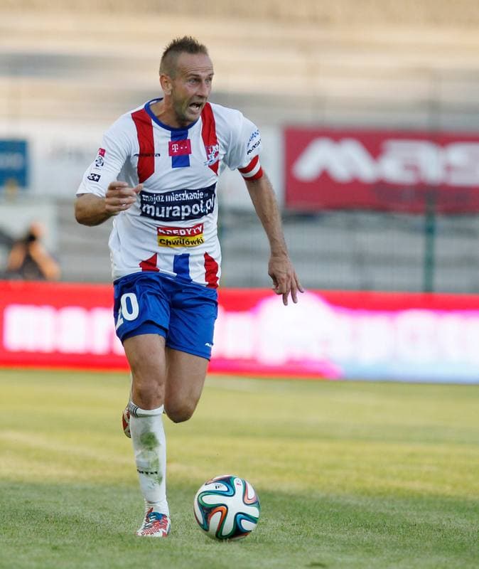 Football. T-Mobile Ekstraklasa. Podbeskidzie Bielsko Biala - Pogon Szczecin. 18.07.2014