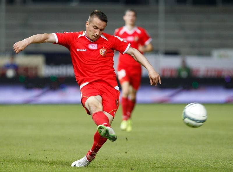 Football. T-Mobile Ekstraklasa. Podbeskidzie Bielsko Biala - Widzew Lodz. 22.05.2014