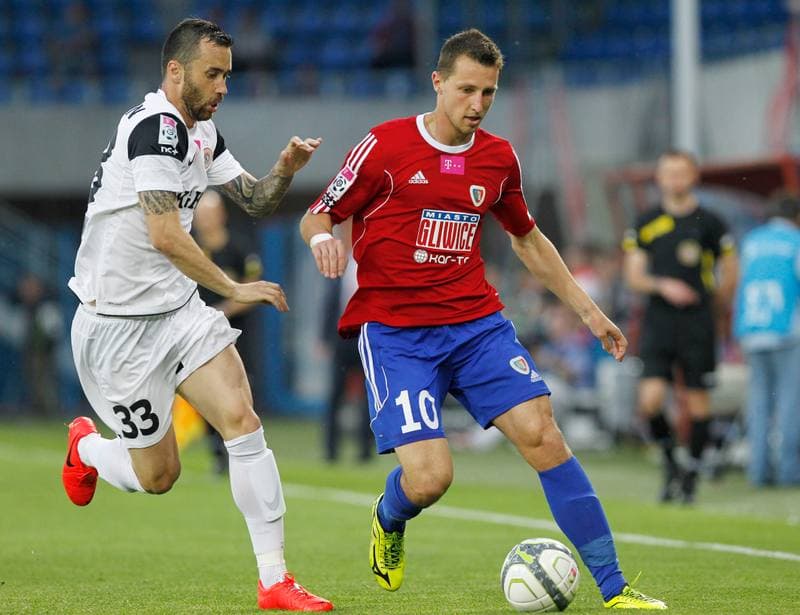Football. T-Mobile Ekstraklasa. Piast Gliwice - Zaglebie Lubin. 23.05.2014