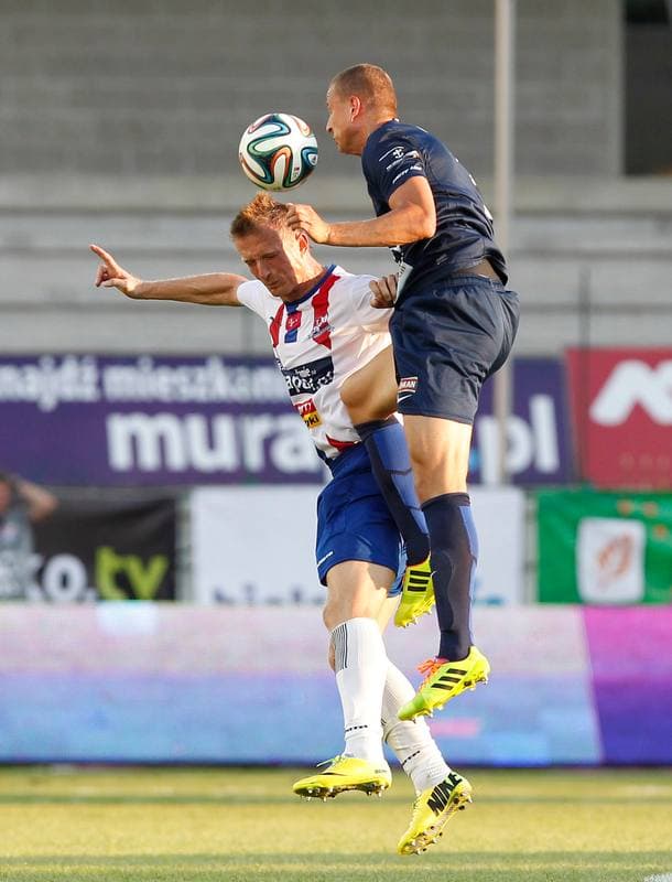 Football. T-Mobile Ekstraklasa. Podbeskidzie Bielsko Biala - Pogon Szczecin. 18.07.2014