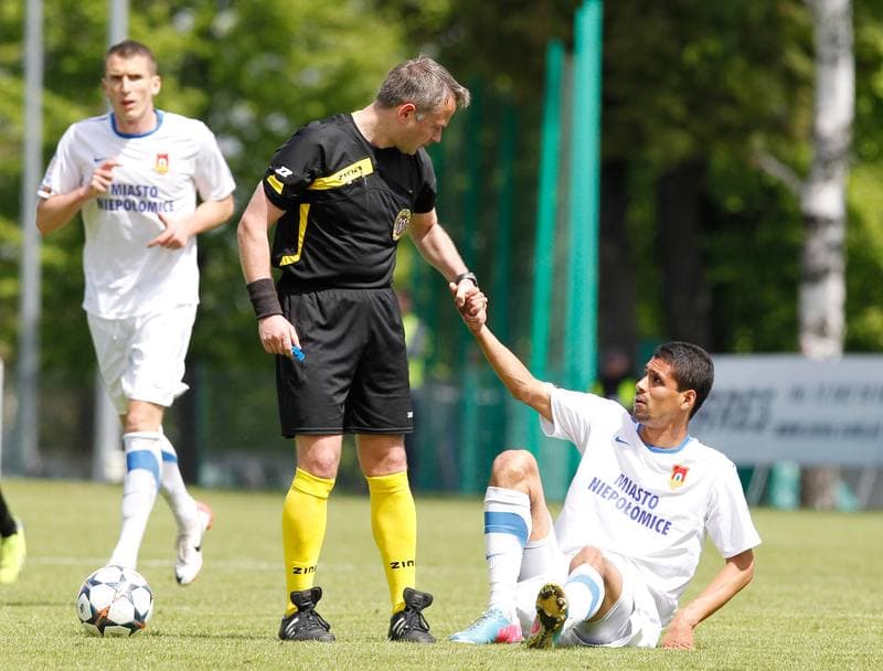 Football. I Liga. Puszcza Niepolomice - GKS Katowice. 04.05.2014
