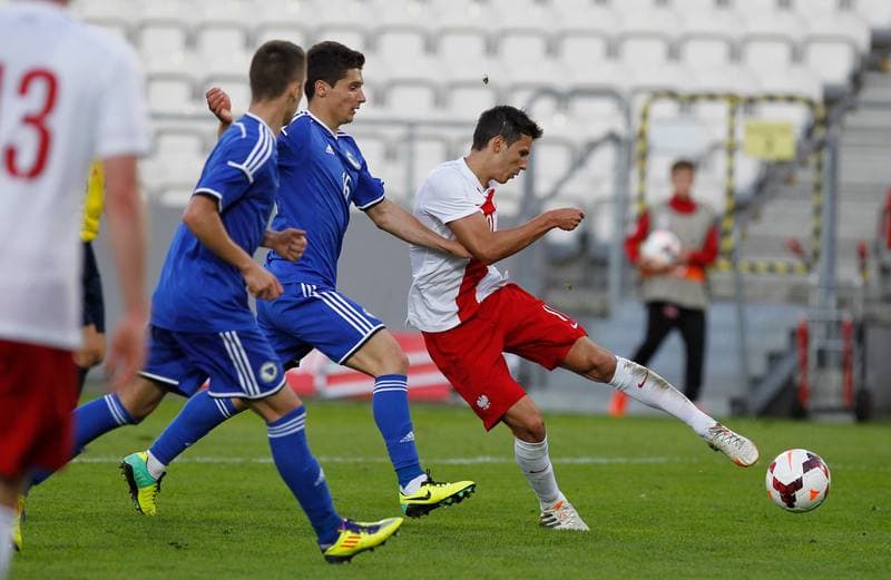 Football. International Friendly. Poland U-21 - Bosnia and Herzegovina U-21. 04.06.2014