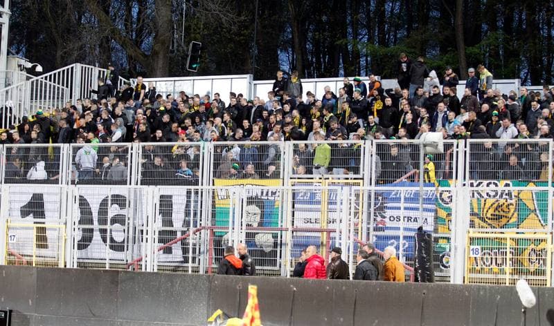Football. I Liga. Energetyk ROW Rybnik - GKS Katowice. 17.04.2014