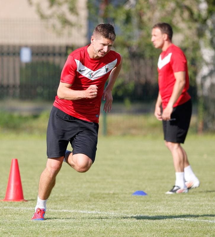 Football. GKS Tychy. Training. 23.06.2014