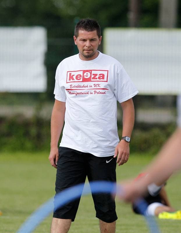Football. GKS Tychy. Training. 23.06.2014