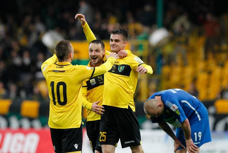 Football. I Liga. GKS Katowice - Kolejarz Stroze. 26.04.2014