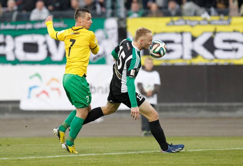 Football. I Liga. Energetyk ROW Rybnik - GKS Katowice. 17.04.2014