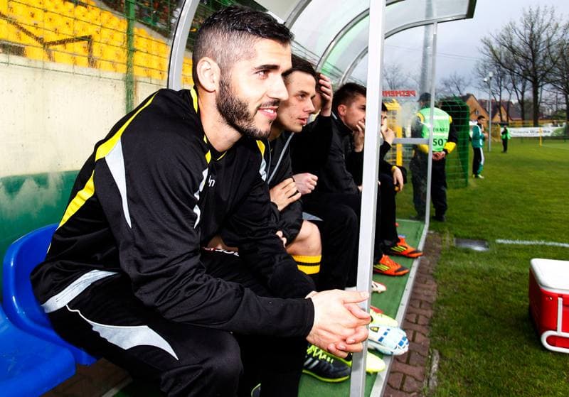 Football. I Liga. GKS Katowice - Kolejarz Stroze. 26.04.2014