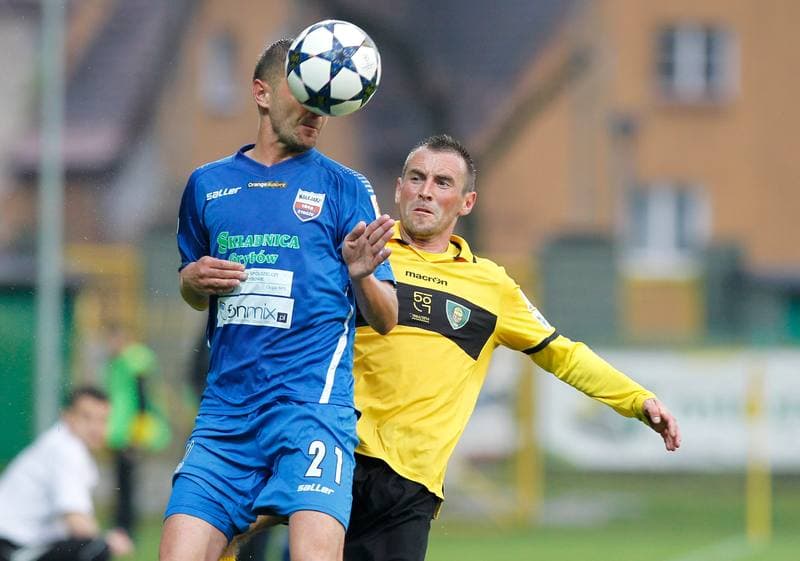 Football. I Liga. GKS Katowice - Kolejarz Stroze. 26.04.2014