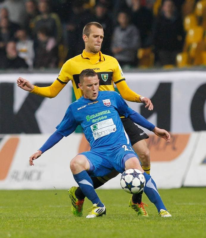 Football. I Liga. GKS Katowice - Kolejarz Stroze. 26.04.2014