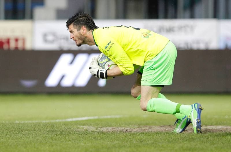 Football. T-Mobile Ekstraklasa. Podbeskidzie Bielsko Biala - Widzew Lodz. 22.05.2014