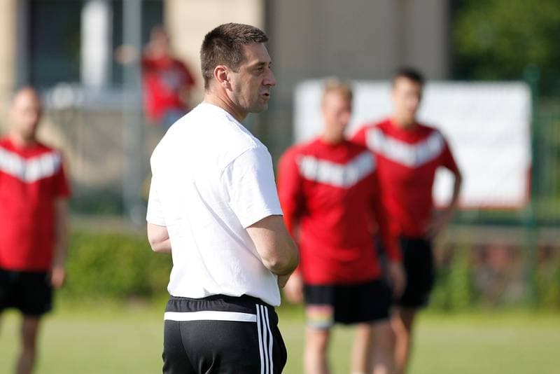 Football. GKS Tychy. Training. 23.06.2014