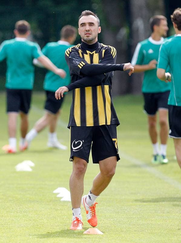 Football. GKS Katowice. Training. 25.01.2015