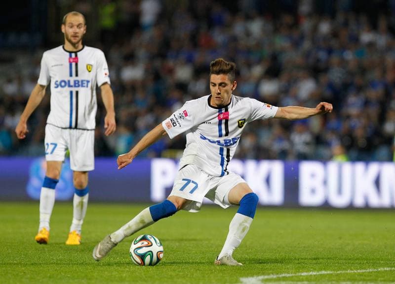 Football. T-Mobile Ekstraklasa. Ruch Chorzow - Zawisza Bydgoszcz. 11.05.2014