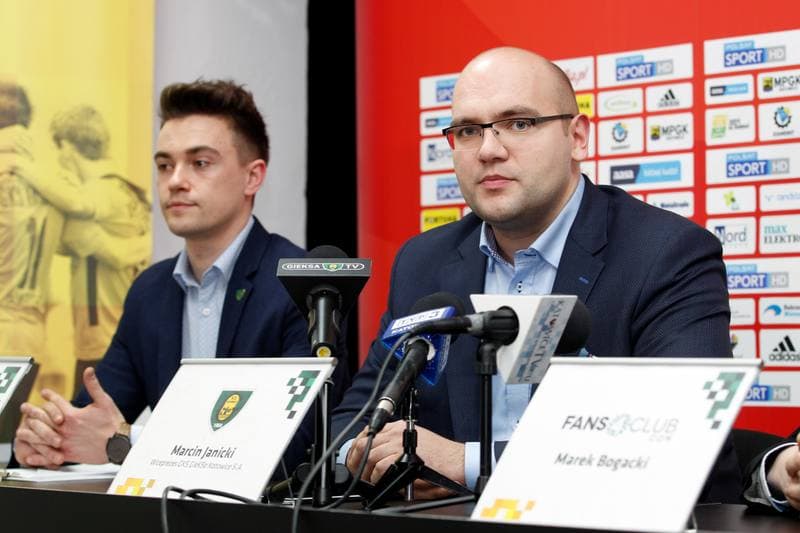 Football. GKS Katowice. Press Conference. 01.03.2017
