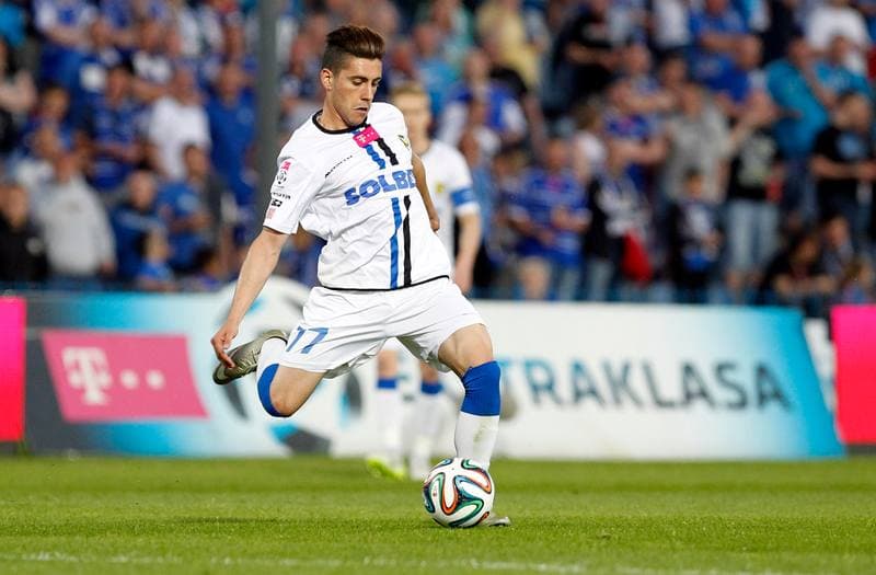 Football. T-Mobile Ekstraklasa. Ruch Chorzow - Zawisza Bydgoszcz. 11.05.2014