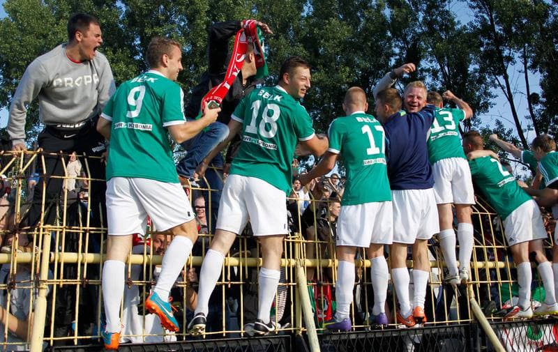 Football. Playoff for III Liga. Ruch Radzionkow - LKS Belk. 21.06.2015
