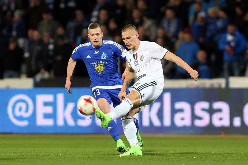Football. Lotto Ekstraklasa. Ruch Chorzow - Slask Wroclaw. 27.02.2017