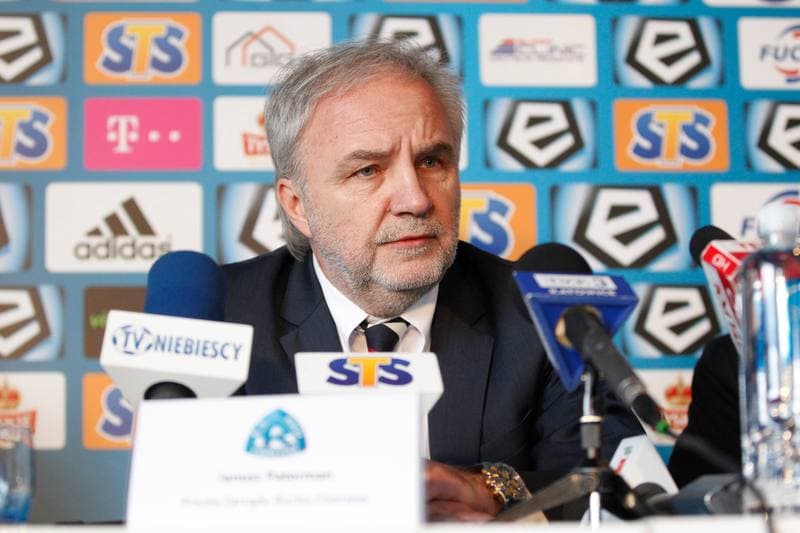 Football. Ruch Chorzow. Press Conference. 02.03.2017