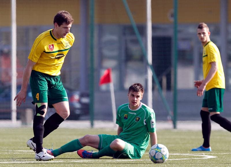 Football. IV Liga. GKS II Katowice - Drzewiarz Jasienica. 07.04.2014
