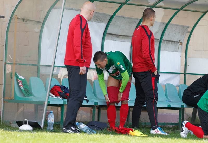 Football. I Liga. GKS Tychy - Puszcza Niepolomice. 06.04.2014