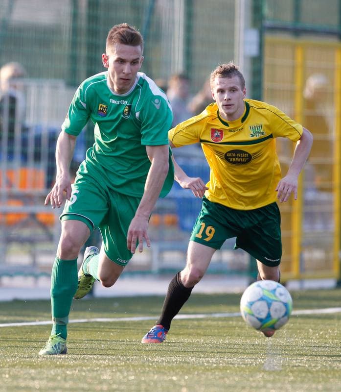 Football. IV Liga. GKS II Katowice - Drzewiarz Jasienica. 07.04.2014