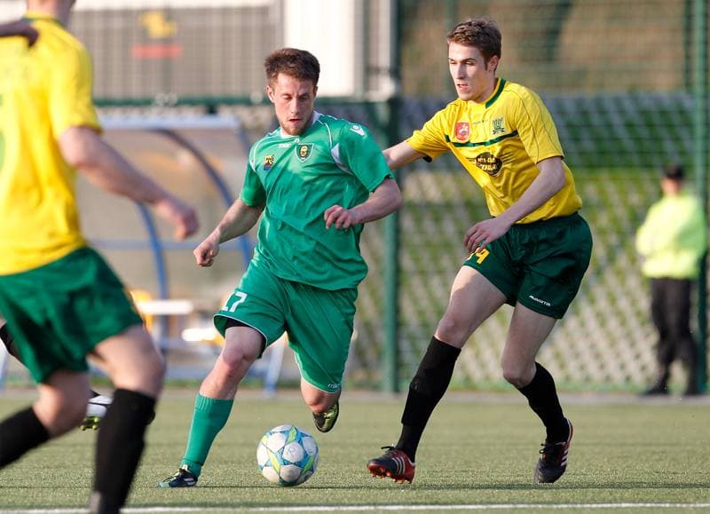 Football. IV Liga. GKS II Katowice - Drzewiarz Jasienica. 07.04.2014