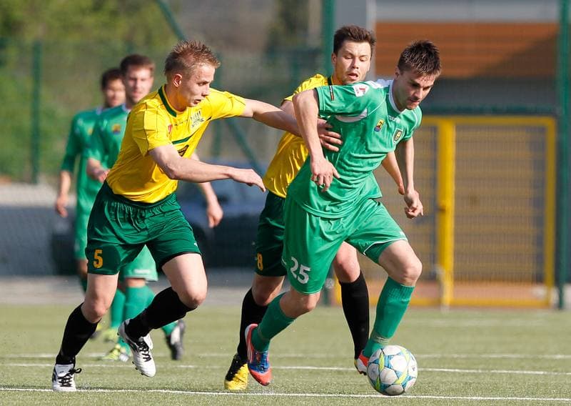 Football. IV Liga. GKS II Katowice - Drzewiarz Jasienica. 07.04.2014