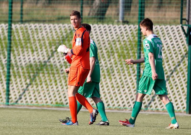 Football. IV Liga. GKS II Katowice - Drzewiarz Jasienica. 07.04.2014